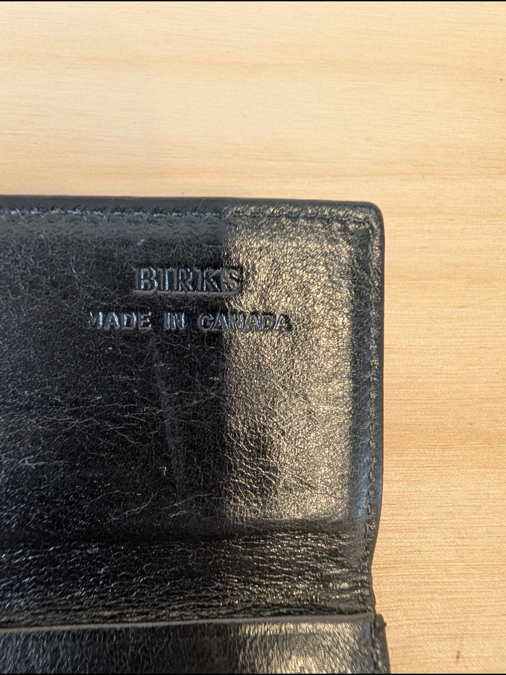 Vintage Birks Embossed Leather Wallet - Picture 4 of 11